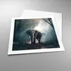 Poster - Poster ohne Rahmen - elefant natur - 50x50 cm - Produktbild-Vorschau 3