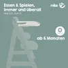 Roba 0081WE Plastikessbrett weiß – Hochstuhl weiß Produktbild-Vorschau 3