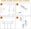 ZMH lampa wisząca boho lampa wisząca rattanowa lampa Podgląd zdjęcia produktu 7