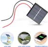 2ks 0,36W 2V Mini polykrystalické solární panely DIY Náhled obrázku produktu 4