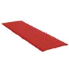 vidaXL Coussin pour bain de soleil rouge 200x70x3 cm tissu Voir les images du produit 3