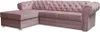 Elegantes Avia Ecksofa - Rosa Links - L-förmiges Sofa, Produktbild-Vorschau 1
