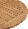 vidaXL Gartentisch Rund Ø110x75 cm Massivholz Akazie Produktbild-Vorschau 6