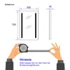 EMKE Specchio da bagno a LED 50x70cm Specchio da bagno con Anteprima dell’immagine prodotto 5