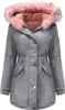 ASKSA Damen Winterparka Lang Wintermantel mit Kapuze Produktbild-Vorschau 3