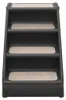 vidaXL Hundetreppe Klappbar Schwarz 62x40x49,5 cm Produktbild-Vorschau 3
