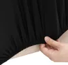vidaXL Stretch Sofahusse 2-Sitzer Schwarz Polyester-Jersey Produktbild-Vorschau 3