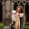 HOPPEDIZ Babytragetuch Ring-Sling kbA Darwin creme Produktbild-Vorschau 3