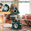 Kratzbaum COSTWAY, 127 cm, choinkowy, z gwiazdkami i Podgląd zdjęcia produktu 4