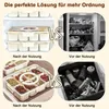 Snackbox mit 8 Fächern und Deckel – Transparente Produktbild-Vorschau 6