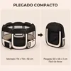 IvoQ Parque plegable para cachorros con techo – 114 x 114 x Vista previa de la imagen del producto 5