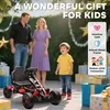 Gokart na pedały AIYAPLAY z hamulcem ręcznym, automatycznym Podgląd zdjęcia produktu 3