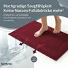 Komfortec Badvorleger Set 2 Teilig, Frottee Duschvorleger, Produktbild-Vorschau 3