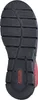 The sole of a red shoe is shown against a white background. Produktbild-Vorschau