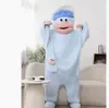 Silly Onesie Blau Plüsch Monster Onesie Pyjama – Produktbild-Vorschau 4
