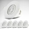 B.K.Licht - Set di 6 faretti LED da incasso 230V, faretti Anteprima dell’immagine prodotto 7