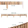 Woodygift Holz Palisade Rasenkante Beeteinfassung 10x200 cm Produktbild-Vorschau 2