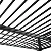A close-up view of the metal frame of a bed, showing the slats and support structure. Anteprima dell’immagine prodotto