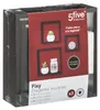 Wandregale Hängeregal Regal-Set CUBE Schwarz 3 Stück HOMLA Produktbild-Vorschau 5