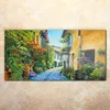 Coloray Glasbild 140x70  Wandbild Glasbilder Blumen Straße Produktbild-Vorschau 2
