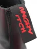 ANGRY ITCH-8-Loch Burgundy Red Rub-Off Leder Stiefel mit Produktbild-Vorschau 9