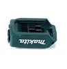 A teal and black battery adapter for power tools is shown against a white background. Produktbild-Vorschau