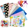 8 Stück Geschenkpapier 70 x 50 cm mit 12 Stück bunte Produktbild-Vorschau 1