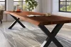 Esstisch Baumkante massiv Akazie nussbaumfarben 300 x 110 Produktbild-Vorschau 4
