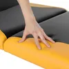 Masážny stôl 3 zóny hliníková čierna/žltá Terapeutická Náhľad obrázku produktu 7