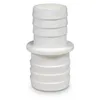 A white plastic hose connector with ribbed ends. Produktbild-Vorschau