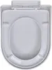 vidaXL Toilettensitz mit Absenkautomatik Weiß Quadratisch Produktbild-Vorschau 13