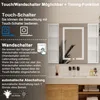 LED Spiegelschrank mit Seiteschrank 90x70 cm, beschlagfrei, Produktbild-Vorschau 4