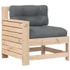 The Living Store Gartensofa mit Armlehne und Kissen Produktbild-Vorschau 3