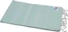 Hamamtuch mit Streifen 100x180 cm mint "Sultan" Saunatuch Produktbild-Vorschau 1