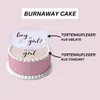 Burnaway Cake Set - Tortenaufleger Gender Reveal ("It´s a Produktbild-Vorschau 4