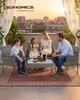 SONGMICS Balkonmöbel-Set, Polyrattan Lounge-Möbel, Produktbild-Vorschau 3