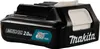 A black Makita 12V lithium-ion battery pack with teal accents and white release tabs. Anteprima dell’immagine prodotto