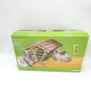 A product box for a Kerbl Heuraufe Natur, featuring an image of the product with two rabbits. Produktbild-Vorschau