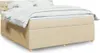 Maison Exclusive - Boxspringbett mit Matratze Creme 180x200 Produktbild-Vorschau 1