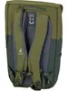 The back view of a green and dark green Deuter backpack. Produktbild-Vorschau