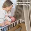 Bettschlange 300 cm Dunkelbeige - Nestchen für Baby-, Produktbild-Vorschau 3