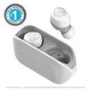 A pair of white wireless earbuds and their charging case are displayed against a white background. Náhľad obrázku produktu
