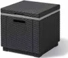 Allibert by Keter Side Table Ice Cube, grafitový, chladiaci Náhľad obrázku produktu 1