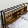 OKWISH Lit avec rangement 140x200 - Lit double métal avec Voir les images du produit 6
