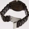 Excellanc analoge Herrenuhr aus Holz in dunkelbraun Produktbild-Vorschau 6