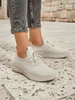 Aurelia Beige Royalfashion – Béžové dámske tenisky textília Náhľad obrázku produktu 3