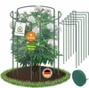 TTL GARDEN Strauchstützen 120x40cm 6er Set + Klettband Produktbild-Vorschau 1