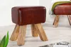 riess-ambiente Design Sitzhocker TURNBOCK mit Echtleder Produktbild-Vorschau 2