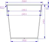 Elegant Einrichten | Pflanzkübel | Polyrattan | quadratisch Produktbild-Vorschau 8