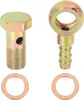 12mm Diamètre Banjo Tuyau Barbelé Boulon Raccords Métal Voir les images du produit 1